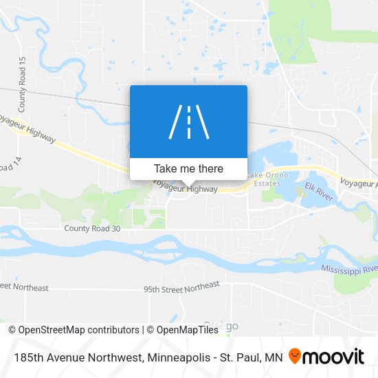 Mapa de 185th Avenue Northwest
