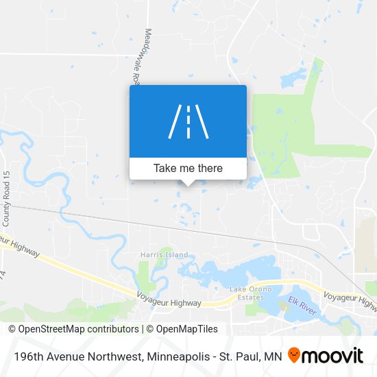 196th Avenue Northwest map