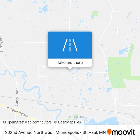Mapa de 202nd Avenue Northwest
