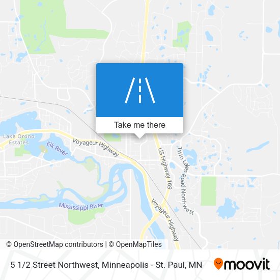 Mapa de 5 1/2 Street Northwest