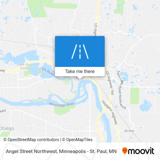 Mapa de Angel Street Northwest