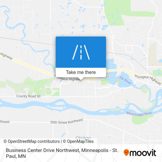 Mapa de Business Center Drive Northwest