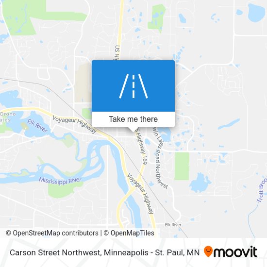 Mapa de Carson Street Northwest