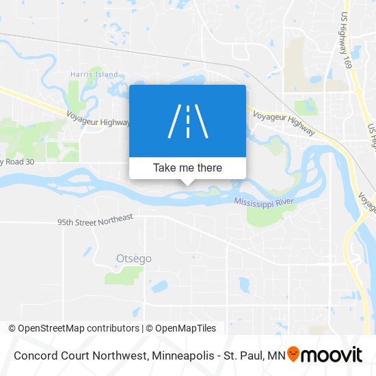 Concord Court Northwest map