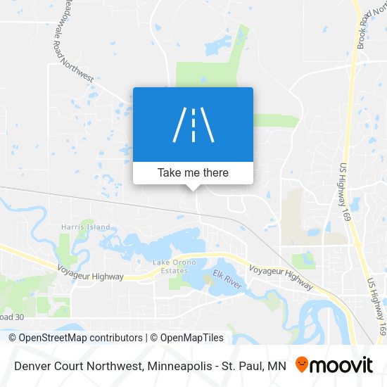 Denver Court Northwest map