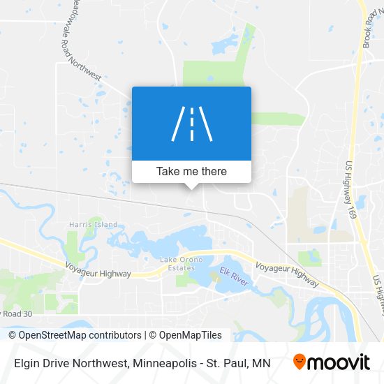 Mapa de Elgin Drive Northwest