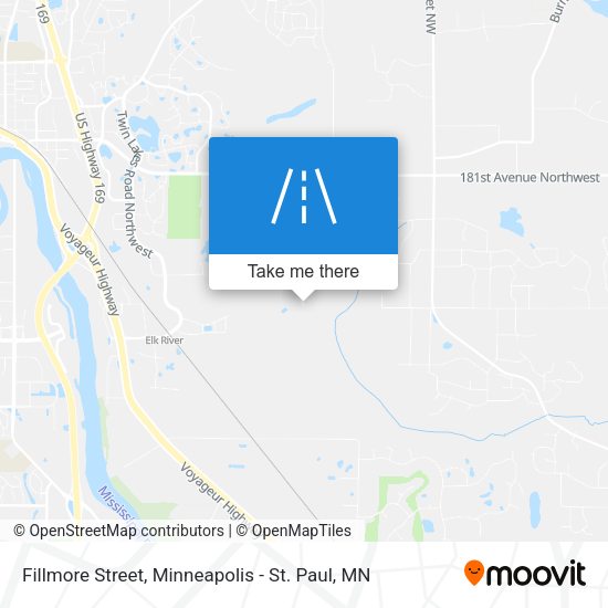 Fillmore Street map