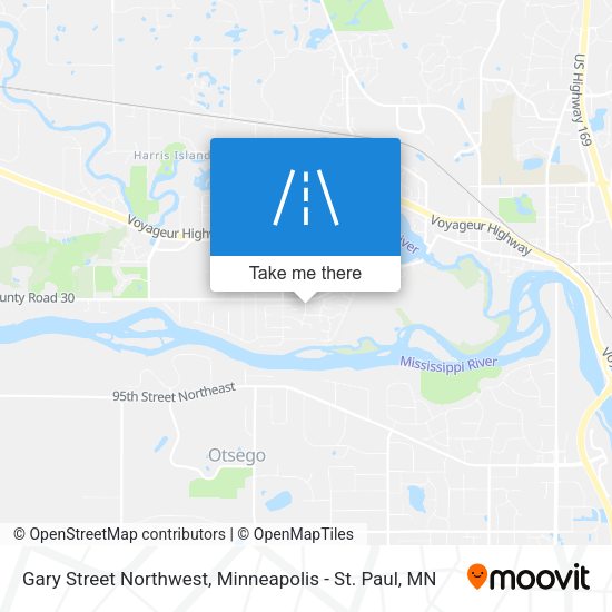 Gary Street Northwest map