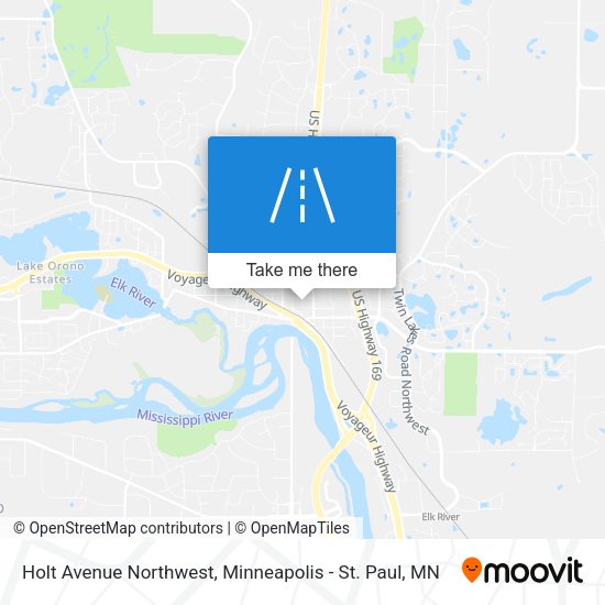 Holt Avenue Northwest map