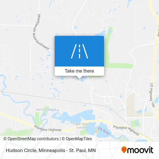 Hudson Circle map