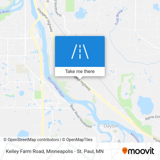 Mapa de Kelley Farm Road