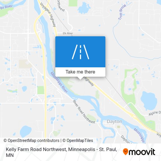Mapa de Kelly Farm Road Northwest