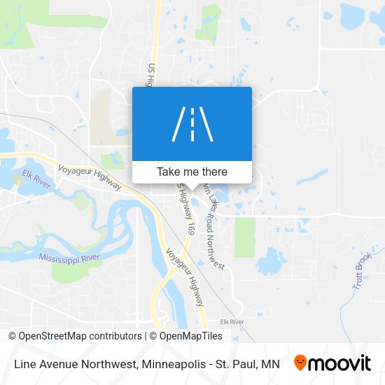 Mapa de Line Avenue Northwest