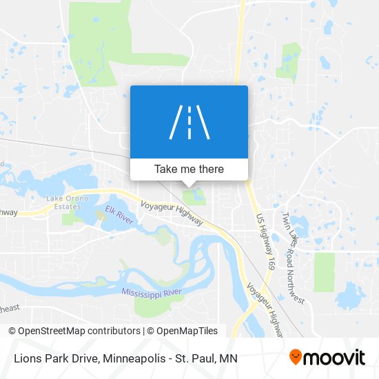 Mapa de Lions Park Drive