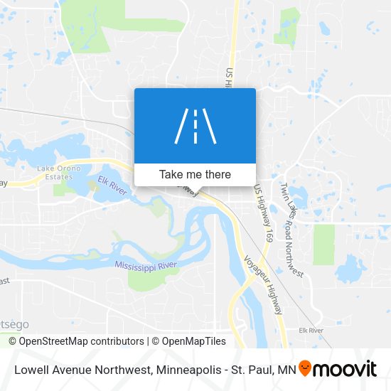 Mapa de Lowell Avenue Northwest