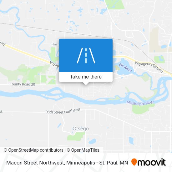 Mapa de Macon Street Northwest