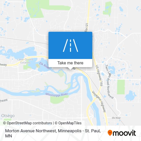 Mapa de Morton Avenue Northwest