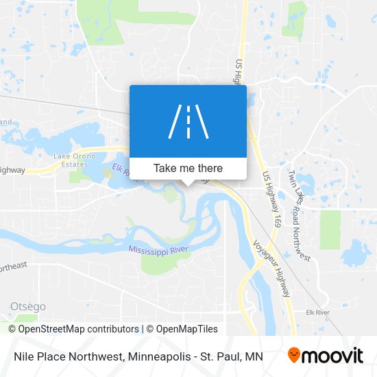 Mapa de Nile Place Northwest