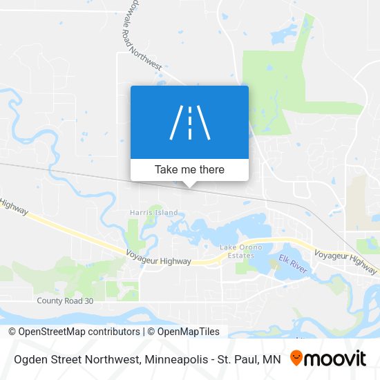 Ogden Street Northwest map