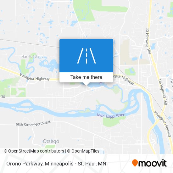 Orono Parkway map
