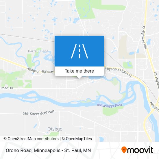 Orono Road map