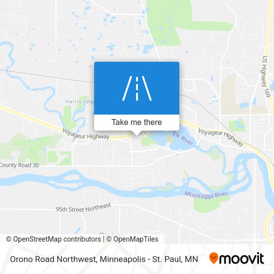 Mapa de Orono Road Northwest