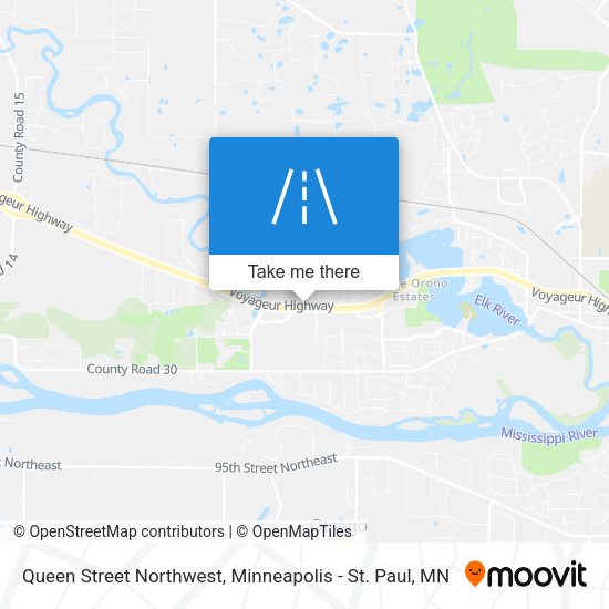 Mapa de Queen Street Northwest