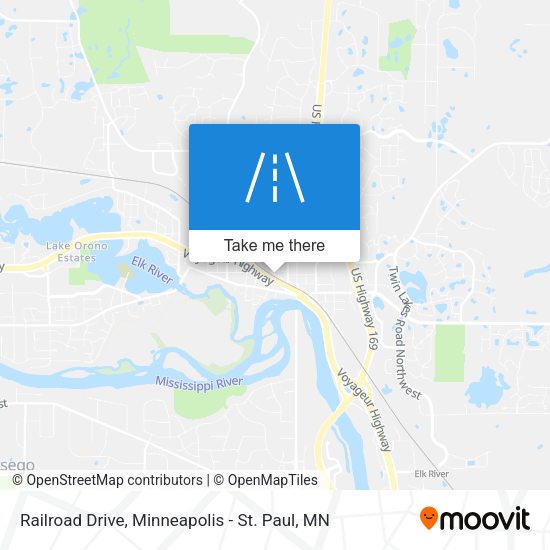 Mapa de Railroad Drive