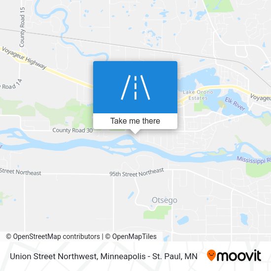 Mapa de Union Street Northwest