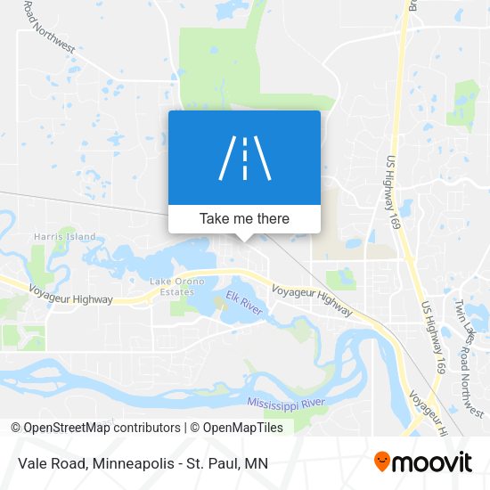 Vale Road map