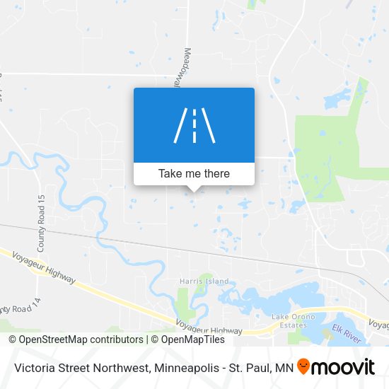 Victoria Street Northwest map