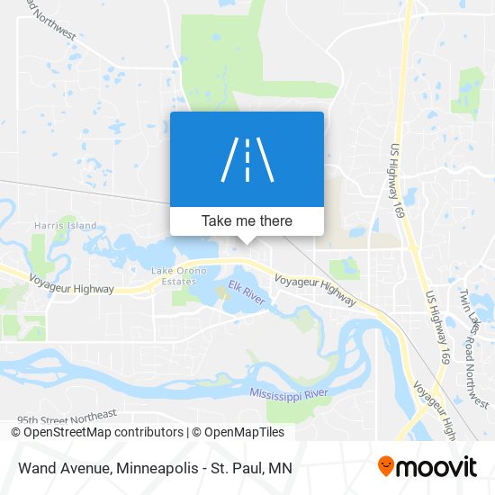 Wand Avenue map