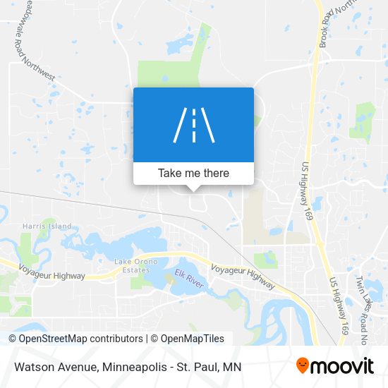 Watson Avenue map
