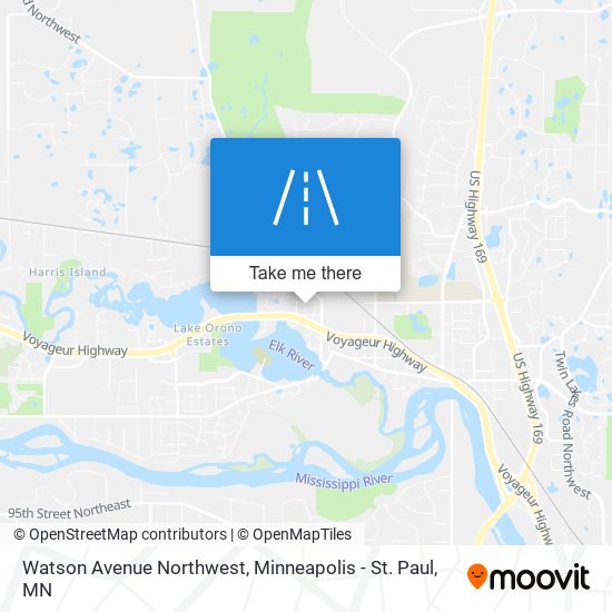 Watson Avenue Northwest map