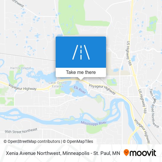 Mapa de Xenia Avenue Northwest