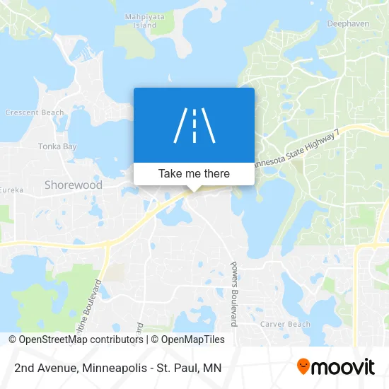 2nd Avenue map