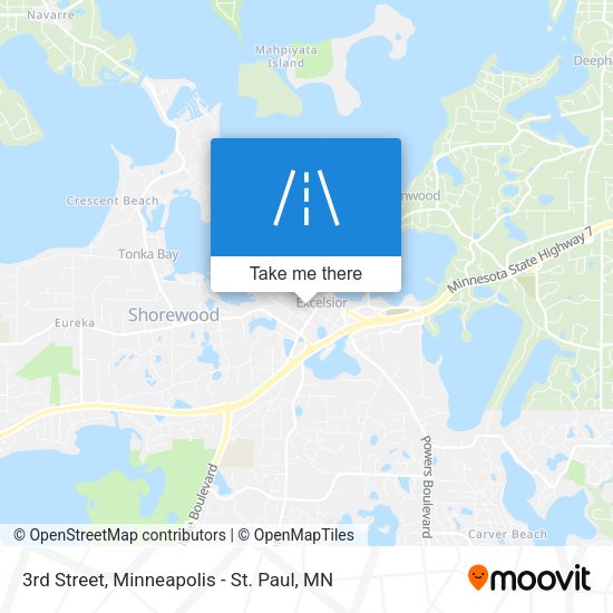 3rd Street map