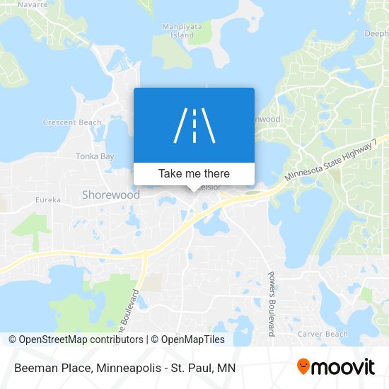 Beeman Place map