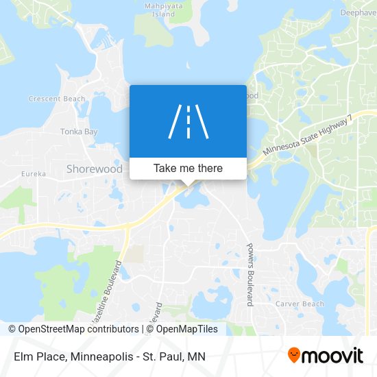 Elm Place map
