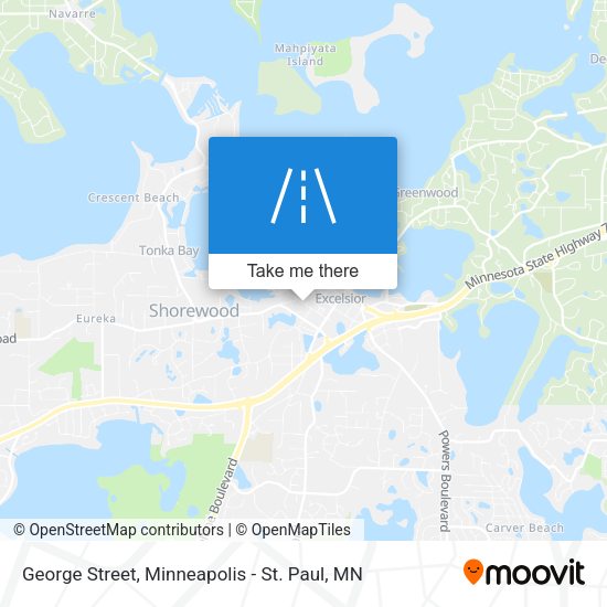 George Street map