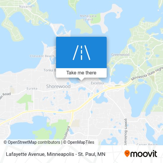 Mapa de Lafayette Avenue