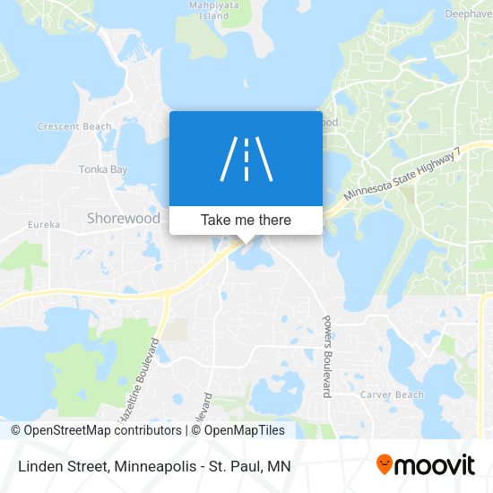 Linden Street map