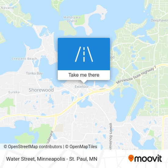 Water Street map