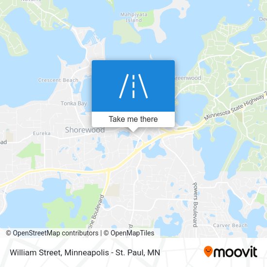William Street map