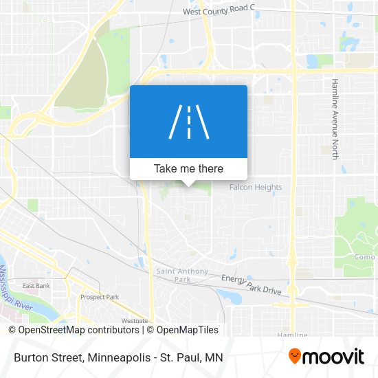 Burton Street map
