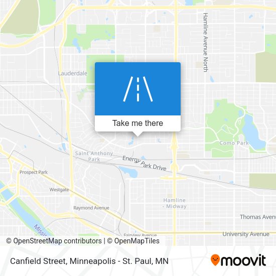 Canfield Street map