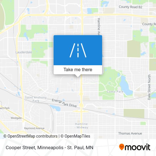 Mapa de Cooper Street
