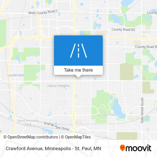 Crawford Avenue map