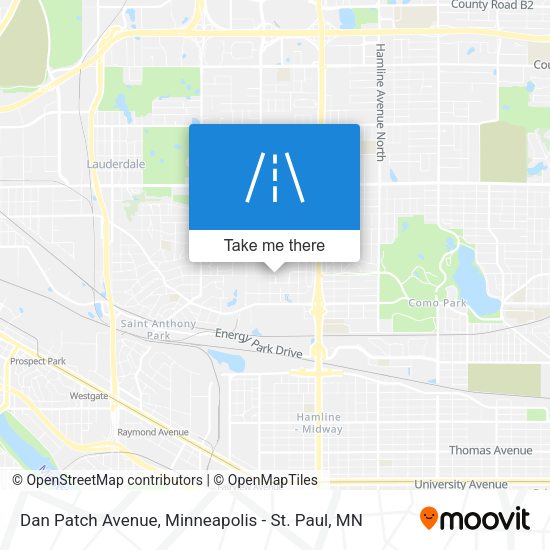 Dan Patch Avenue map