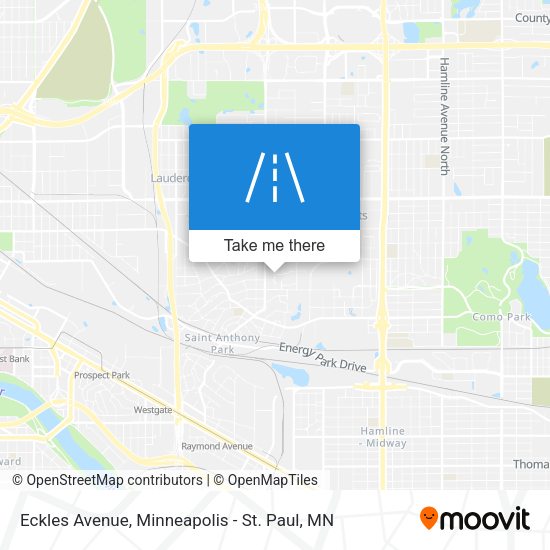 Mapa de Eckles Avenue